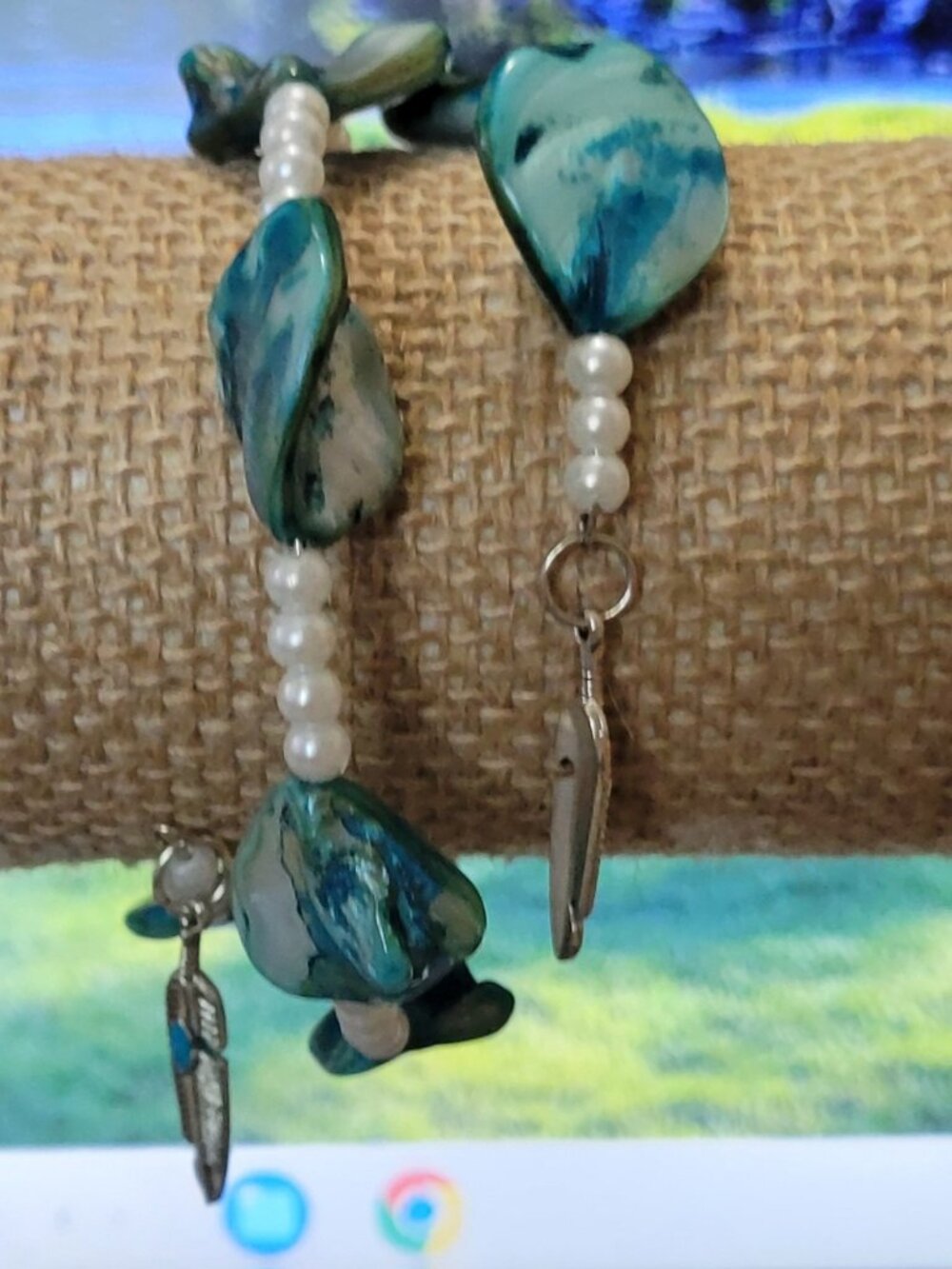 Multi-Colored Crystal Wrist Wraps - Picture 4 of 4